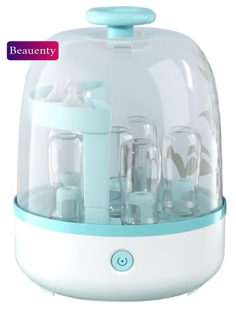 بيوينتي جهاز تعقيم بالبخار لزجاجات الأطفال، اللهايات، ومضخات الثدي، بسعة كبيرة. - Image 1